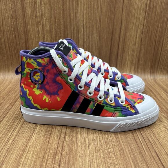 Adidas Originals Nizza Junior SZ 7 Y Women 9 Lisa Simpson Sneakers THE  SIMPSONS